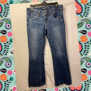 Ladies American Eagle artist boot cut jean sz 6